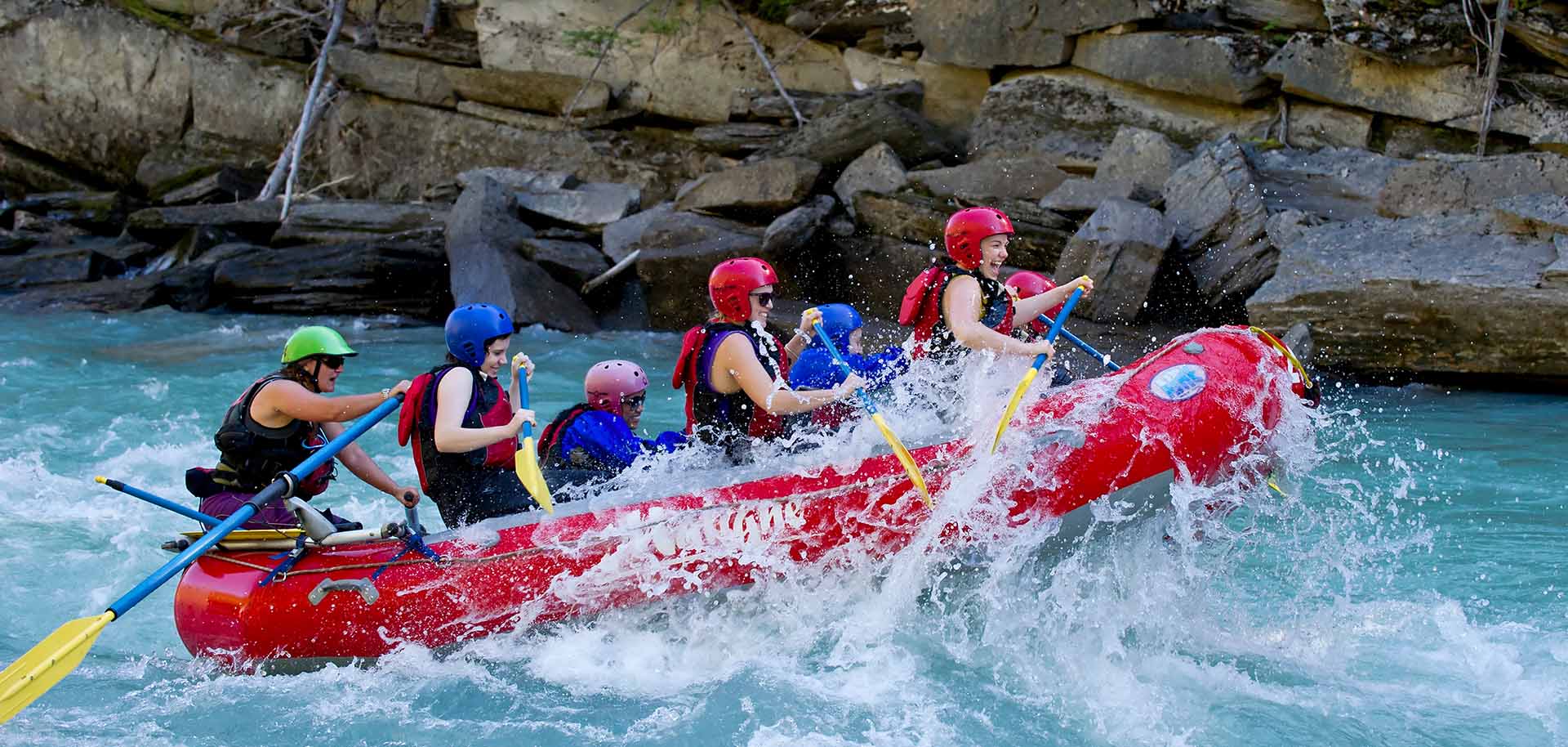 rafting activity in the region